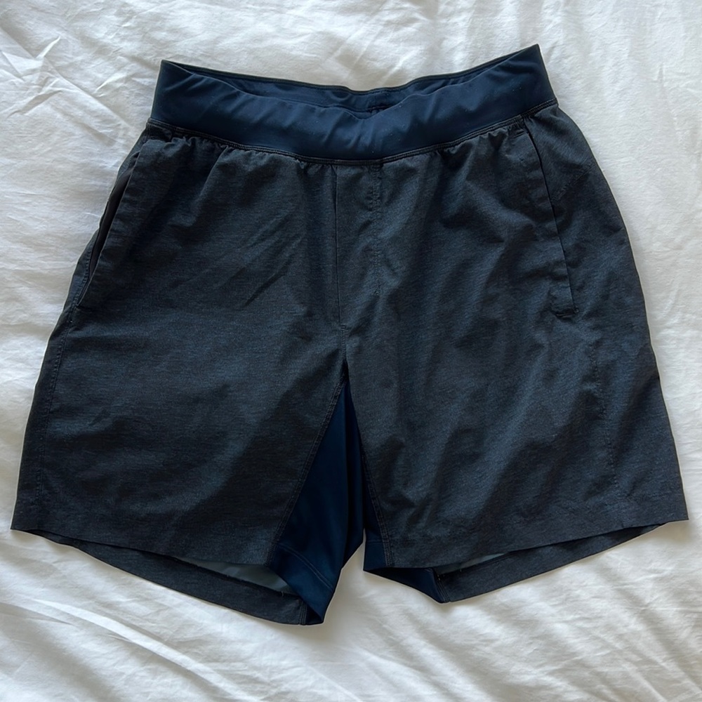 Navy blue Lululemon shorts